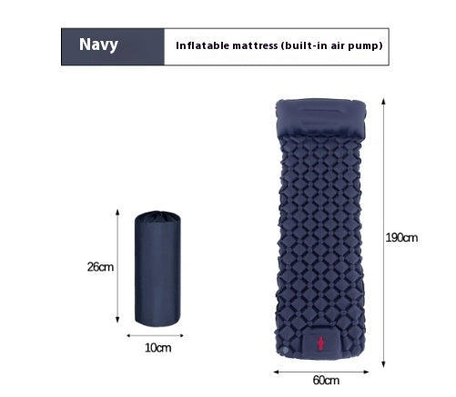 Outdoor Camping Press Inflatable Sleeping Pad - WildHorizonte 