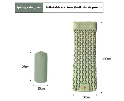 Outdoor Camping Press Inflatable Sleeping Pad - WildHorizonte 