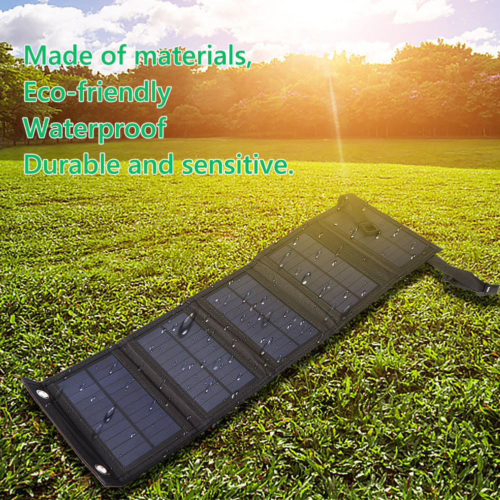 Portable Foldable Solar Panel for Outdoor Travel - WildHorizonte 